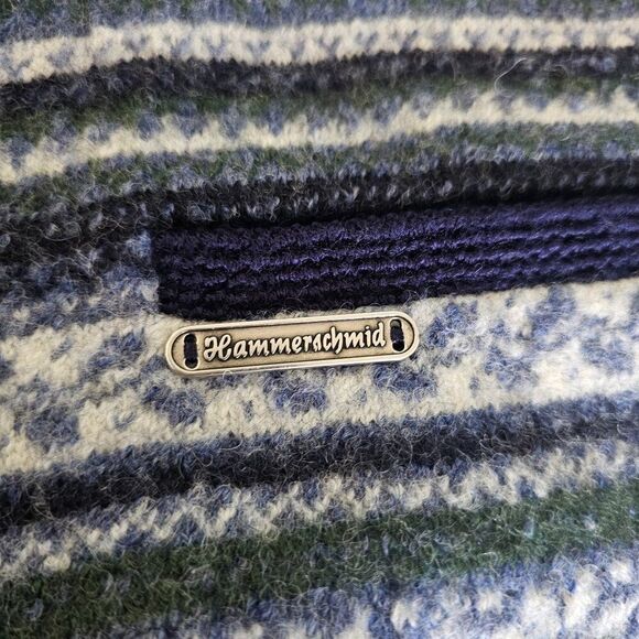 Vintage Hammerschmid 100% Wool Full Zip Women's Cardigan Size S - Picture 6 of 9
